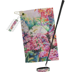 Watercolor Floral Golf Towel Gift Set
