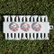 Watercolor Floral Golf Tees & Ball Markers Set - Back