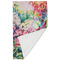 Watercolor Floral Golf Towel - Folded (Large)
