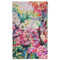 Watercolor Floral Golf Towel - Front (Large)
