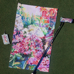 Watercolor Floral Golf Towel Gift Set