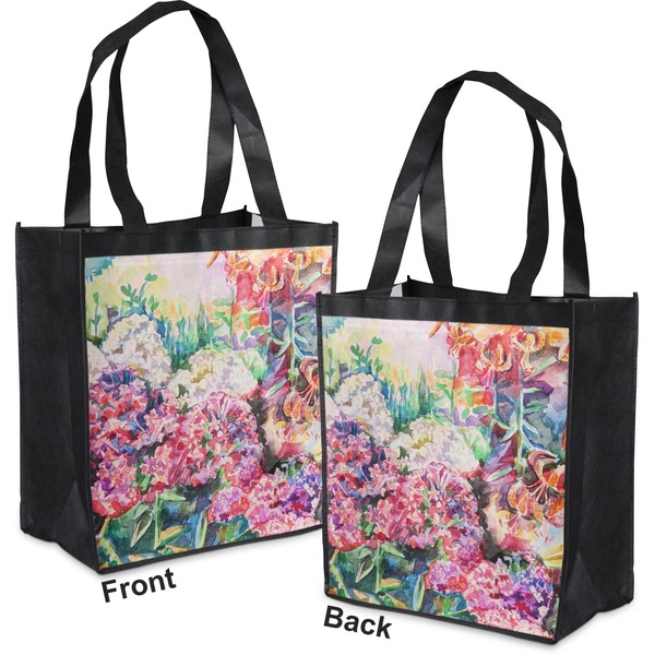 Watercolor Floral Grocery Bag - Apvl