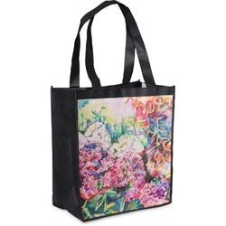 Watercolor Floral Grocery Bag