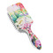 Watercolor Floral Hair Brush - Angle View