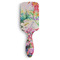 Watercolor Floral Hair Brush - Front View