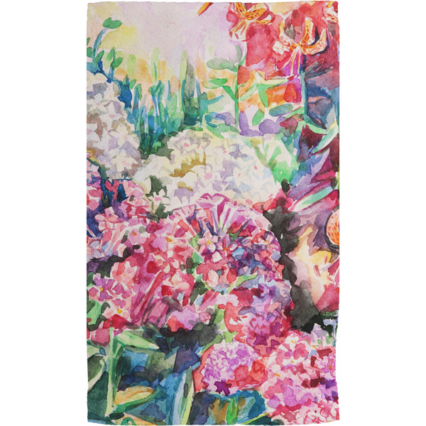 Watercolor Floral Hand Towel (Personalized) Full