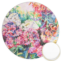 Watercolor Floral Printed Cookie Topper - 3.25"