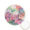 Watercolor Floral Printed Cookie Topper - 1.25"