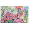 Watercolor Floral Indoor / Outdoor Rug - 3'x5' - Front Flat