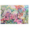 Watercolor Floral Indoor / Outdoor Rug - 4'x6' - Front Flat