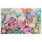 Watercolor Floral Indoor / Outdoor Rug - 5'x8' - Front Flat