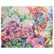 Watercolor Floral Indoor / Outdoor Rug - 8'x10' - Front Flat