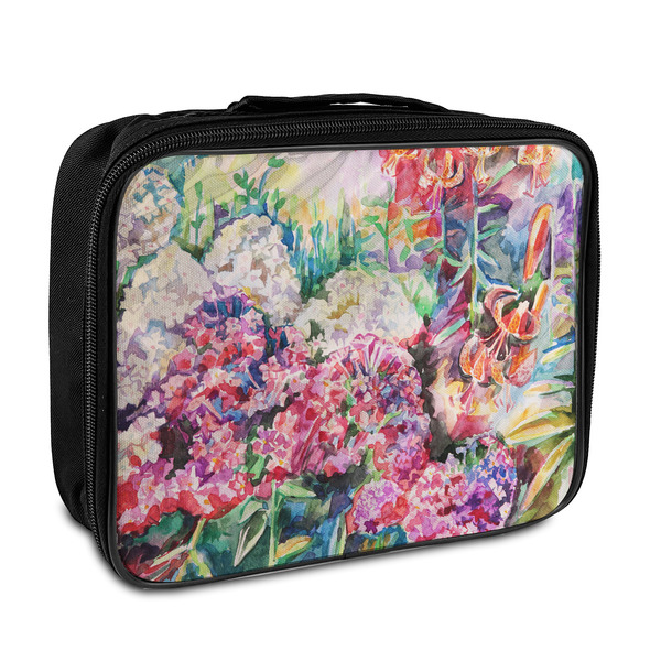 Custom Watercolor Floral Insulated Lunch Bag