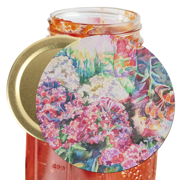 Custom Watercolor Floral Jar Opener