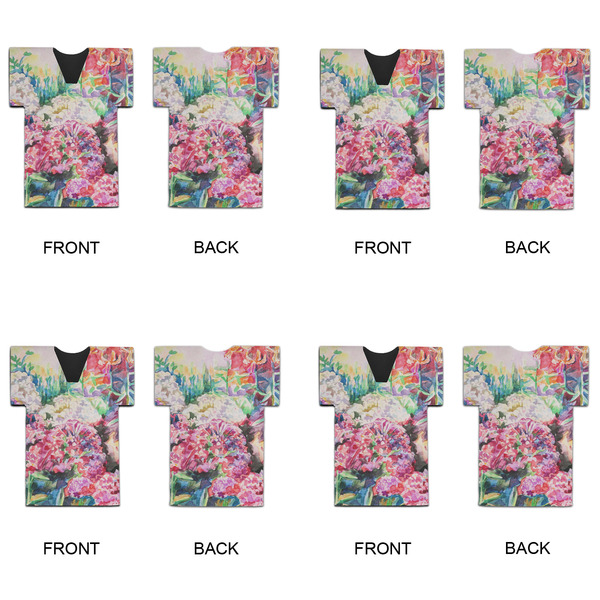 Watercolor Floral Jersey Bottle Cooler - Set of 4 - APPROVAL