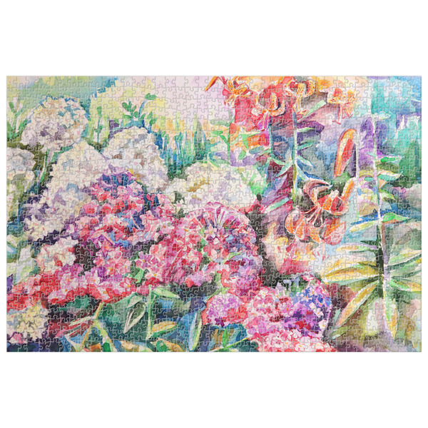 Custom Watercolor Floral 1014 pc Jigsaw Puzzle