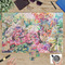 Watercolor Floral Jigsaw Puzzle 1014 Piece - In Context