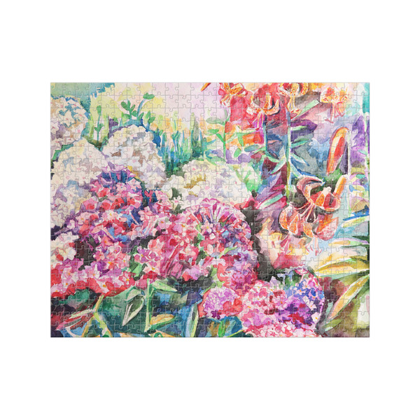 Custom Watercolor Floral 500 pc Jigsaw Puzzle