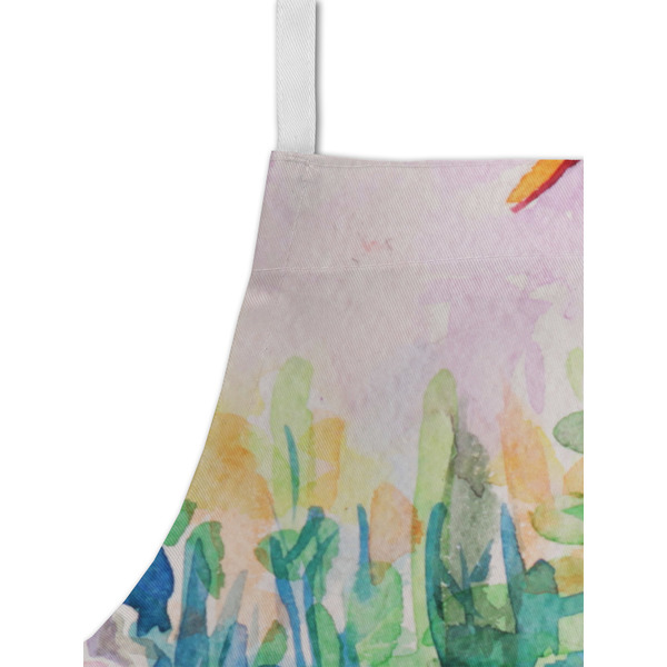 Watercolor Floral Kid's Aprons - Detail