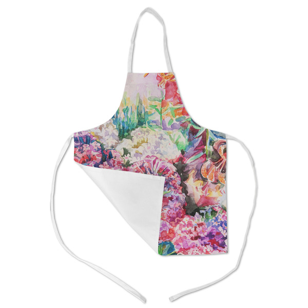 Watercolor Floral Kid's Aprons - Medium - Main (med/lrg)