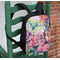Watercolor Floral Kids Backpack - In Context