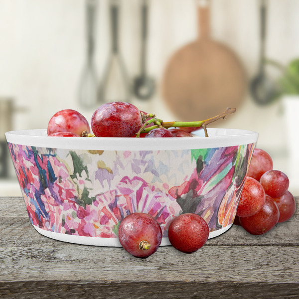 Watercolor Floral Kids Bowls - LIFESTYLE