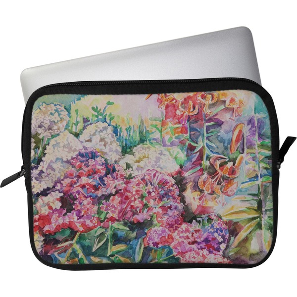 Custom Watercolor Floral Laptop Sleeve / Case - 13"
