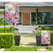 Watercolor Floral Large Garden Flag - Double Sided
