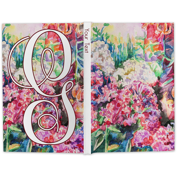 Watercolor Floral Large Hard Cover Journal - Apvl
