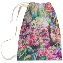 Watercolor Floral Laundry Bag