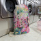 Watercolor Floral Large Laundry Bag - In Context