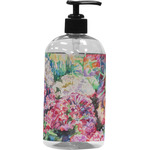 Watercolor Floral Plastic Soap / Lotion Dispenser