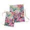 Watercolor Floral Laundry Bag - Both Bags
