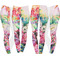 Watercolor Floral Leggings Turn Around - Apvl
