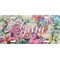 Watercolor Floral Front License Plate