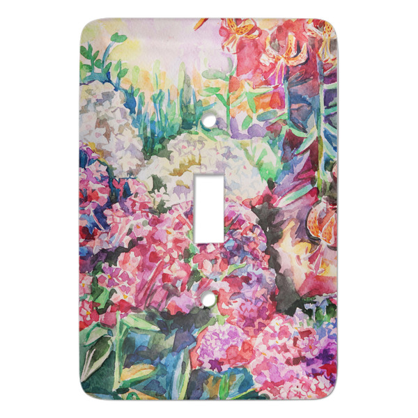 Custom Watercolor Floral Light Switch Cover