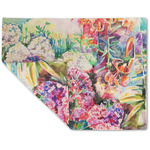 Watercolor Floral Double-Sided Linen Placemat - Single
