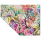 Watercolor Floral Linen Placemat - Folded Corner (double side)
