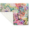 Watercolor Floral Linen Placemat - Folded Corner (single side)