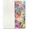 Watercolor Floral Linen Placemat - Folded Half