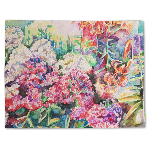 Custom Watercolor Floral Single-Sided Linen Placemat - Single