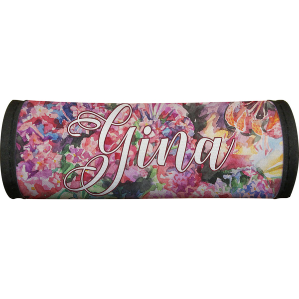 Watercolor Floral Luggage Handle Wrap