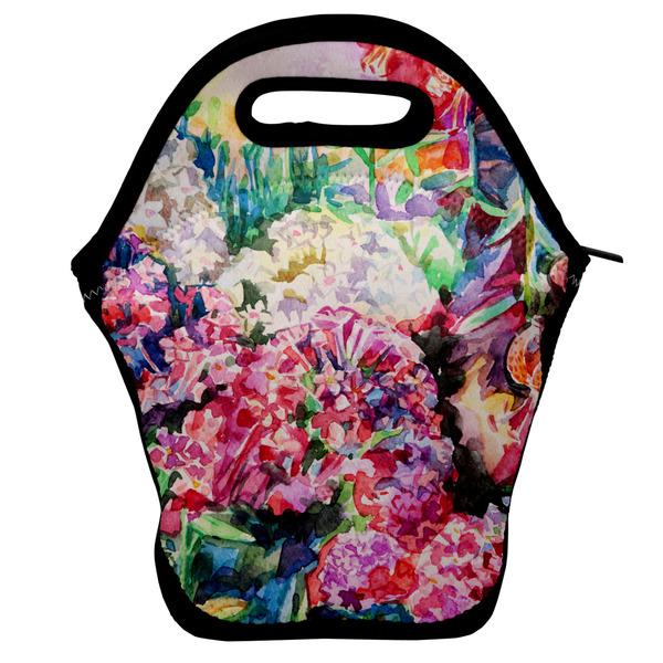Custom Watercolor Floral Lunch Bag