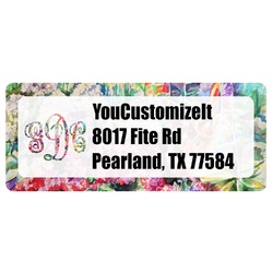 Watercolor Floral Return Address Labels