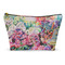 Watercolor Floral Structured Accessory Purse (Front)