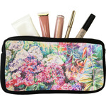 Watercolor Floral Makeup / Cosmetic Bag - Small