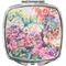 Watercolor Floral Compact Makeup Mirror