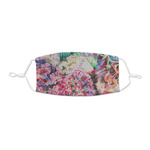 Watercolor Floral Kid's Cloth Face Mask - XSmall