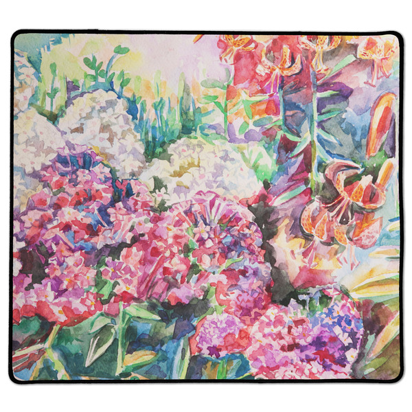 Custom Watercolor Floral XL Gaming Mouse Pad - 18" x 16"