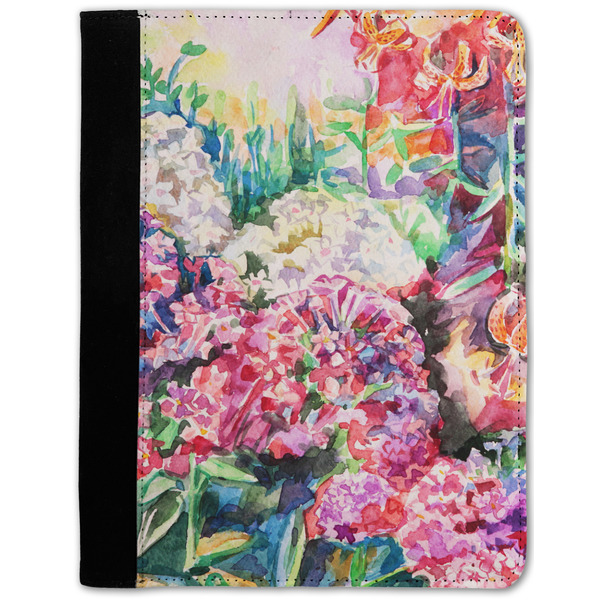 Custom Watercolor Floral Notebook Padfolio - Medium